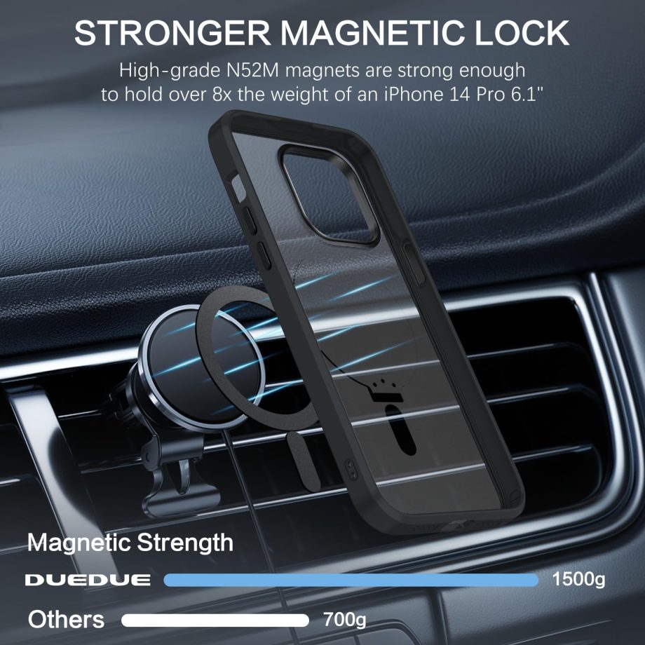 180° Foldable Magnetic Ring Stand Metal lens Translucent iPhone Case ✅Compatible with Magsafe
