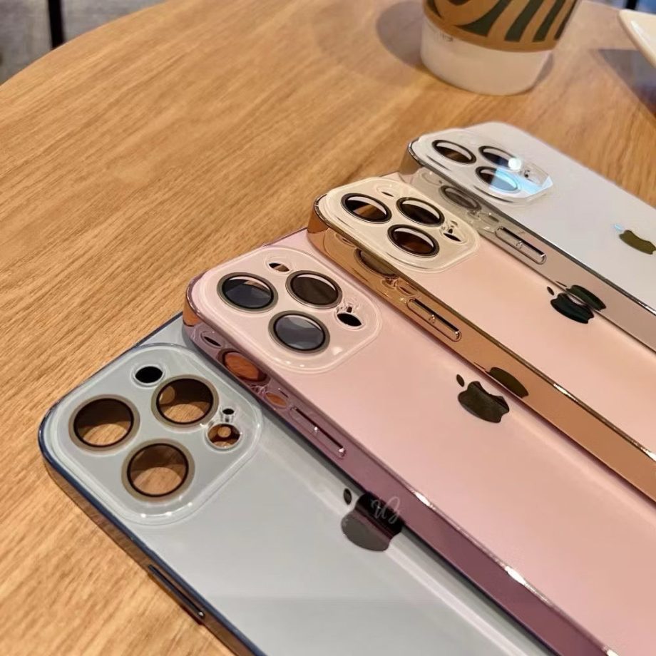 Luxury Frosted Glass iPhone Case ✅Camera Lens Protection