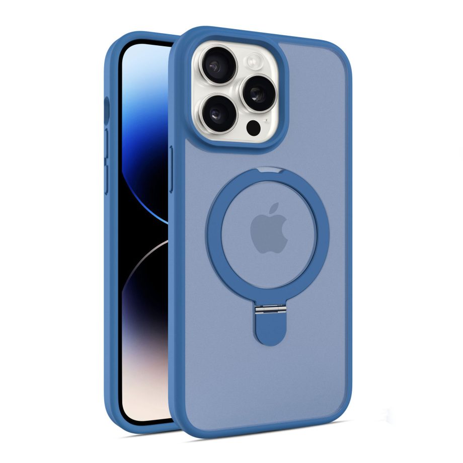 180° Foldable Magnetic Ring Stand Metal lens Translucent iPhone Case ✅Compatible with Magsafe
