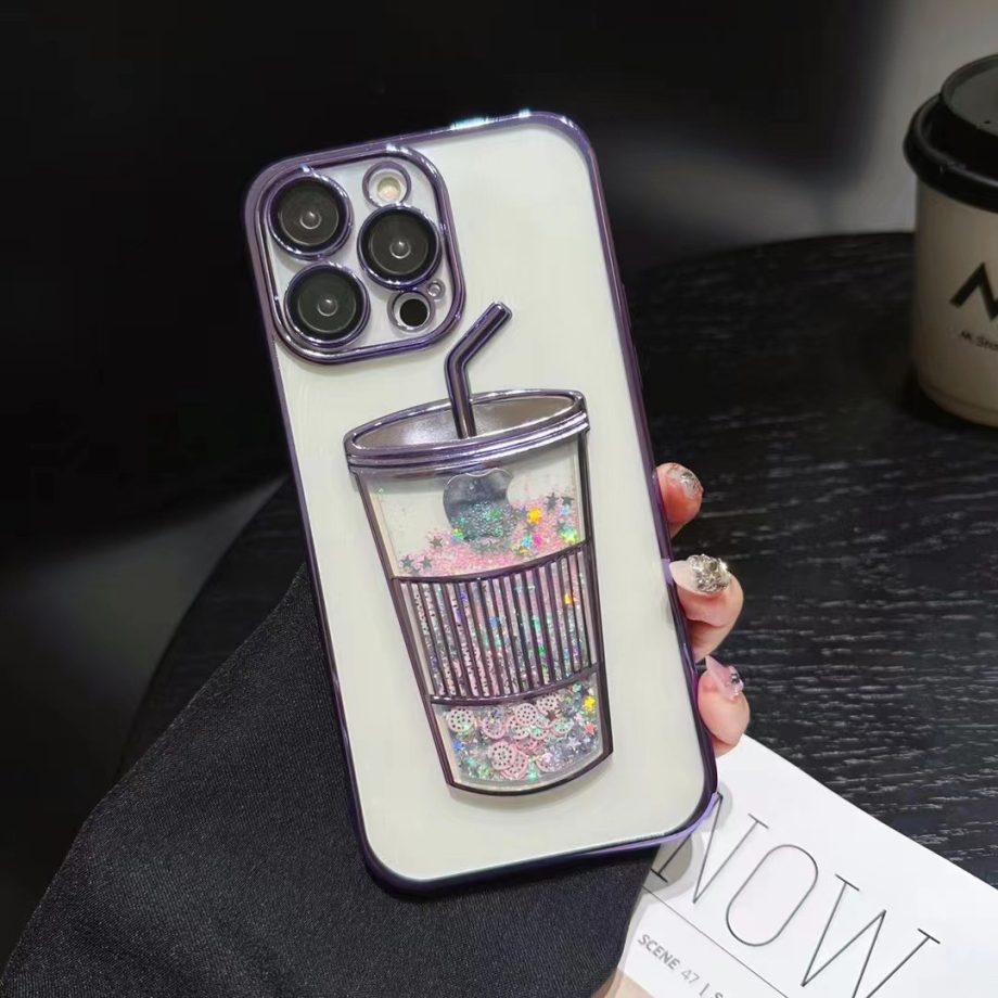 Plating Bling Glitter Fashion Cute Case for iPhone