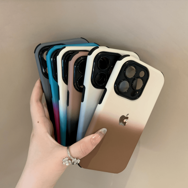 Four corners drop-proof Gradient Color Case for iPhone