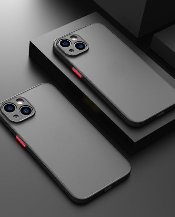 Shockproof Matte Hard Case For iPhone