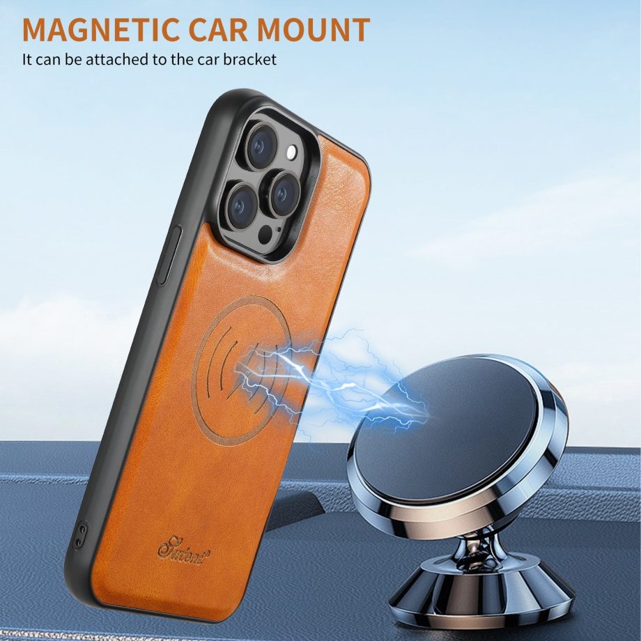 2 in 1 Detachable Magnetic Wallet Case For iPhone