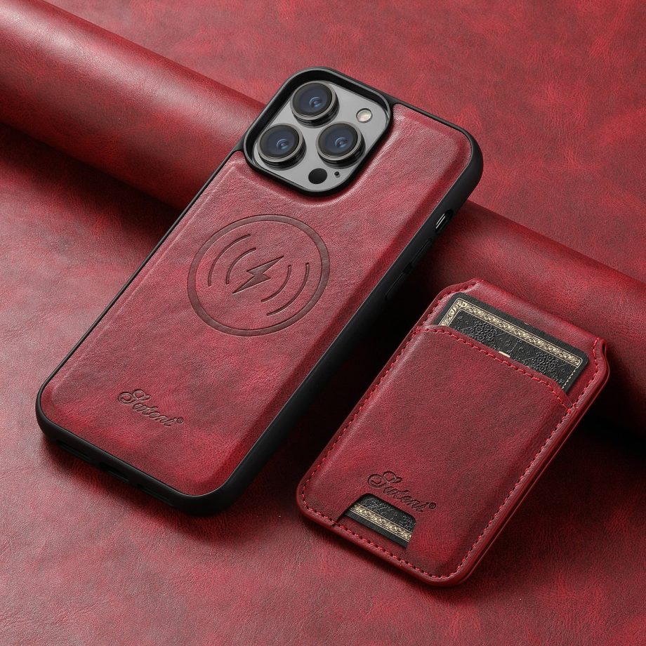 2 in 1 Detachable Magnetic Wallet Case For iPhone