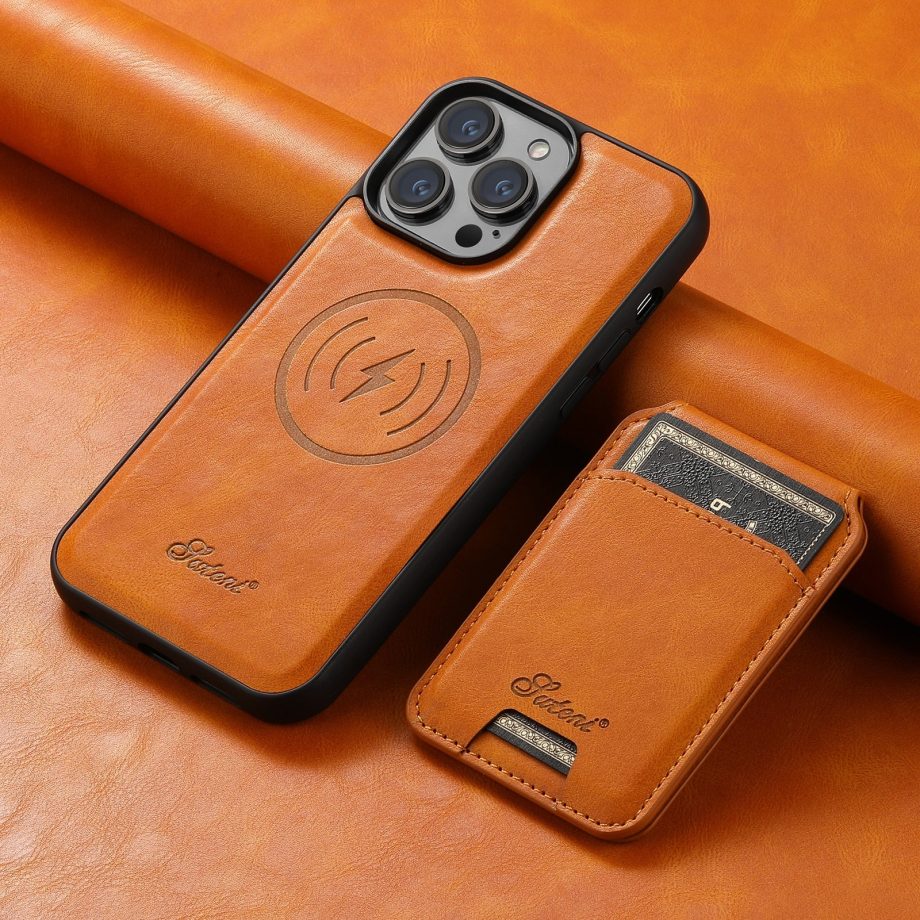2 in 1 Detachable Magnetic Wallet Case For iPhone