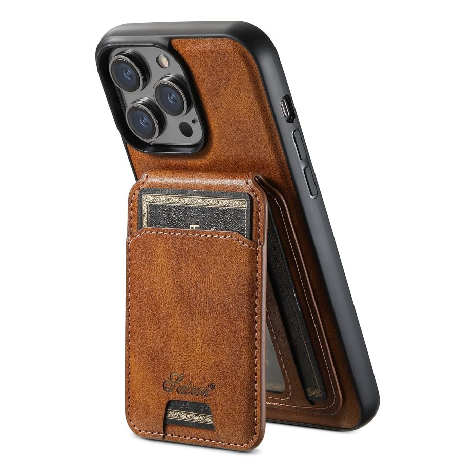 2 in 1 Detachable Magnetic Wallet Case For iPhone