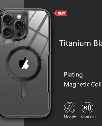 Plating Frame Transparent Case for iPhone