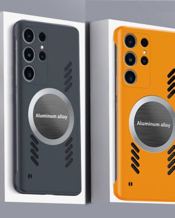 Magnetic Car Holder Hard Case For Samsung Galaxy