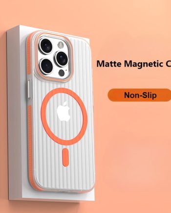 Non-Slip Matte Corrugated Hard Case For iPhone