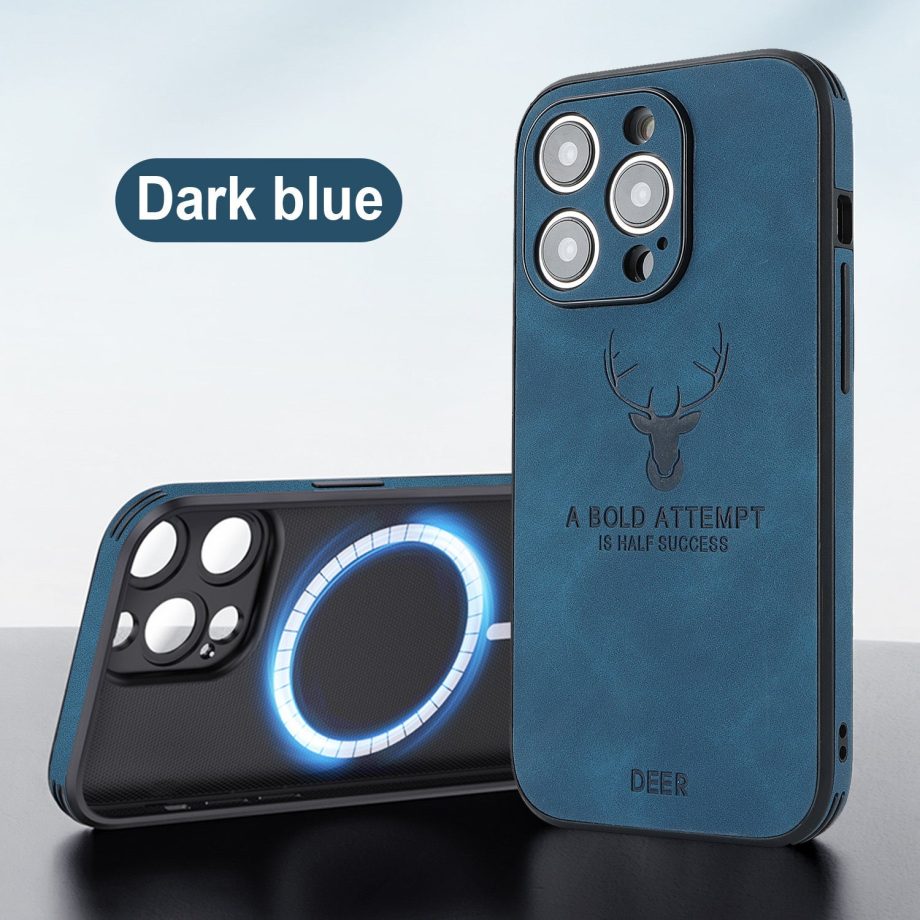 Lens Protection Magnetic Soft Case For iPhone
