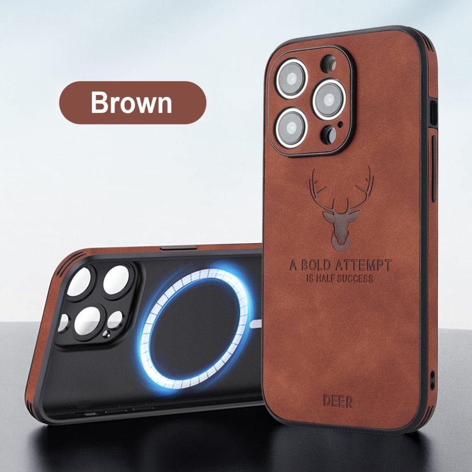 Lens Protection Magnetic Soft Case For iPhone