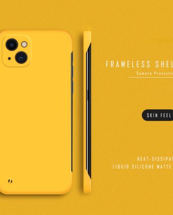 Ultra Thin Slim Hard PC Frameless Case For iPhone