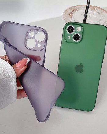 Ultra Thin Soft Clear Matte Case For iPhone