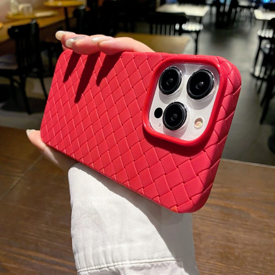 Breathable Mesh Woven Soft Case For iPhone