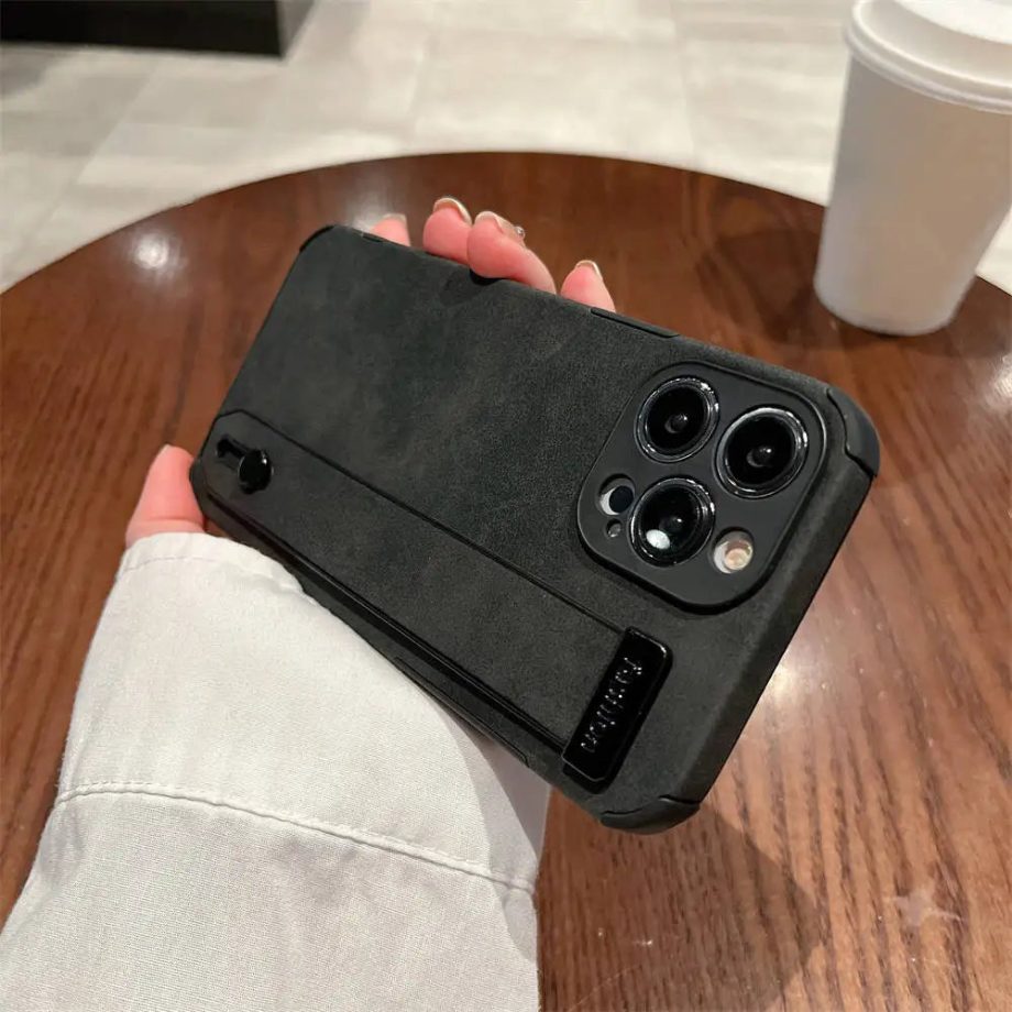 Wrist Strap Shockproof Soft Case For iPhone