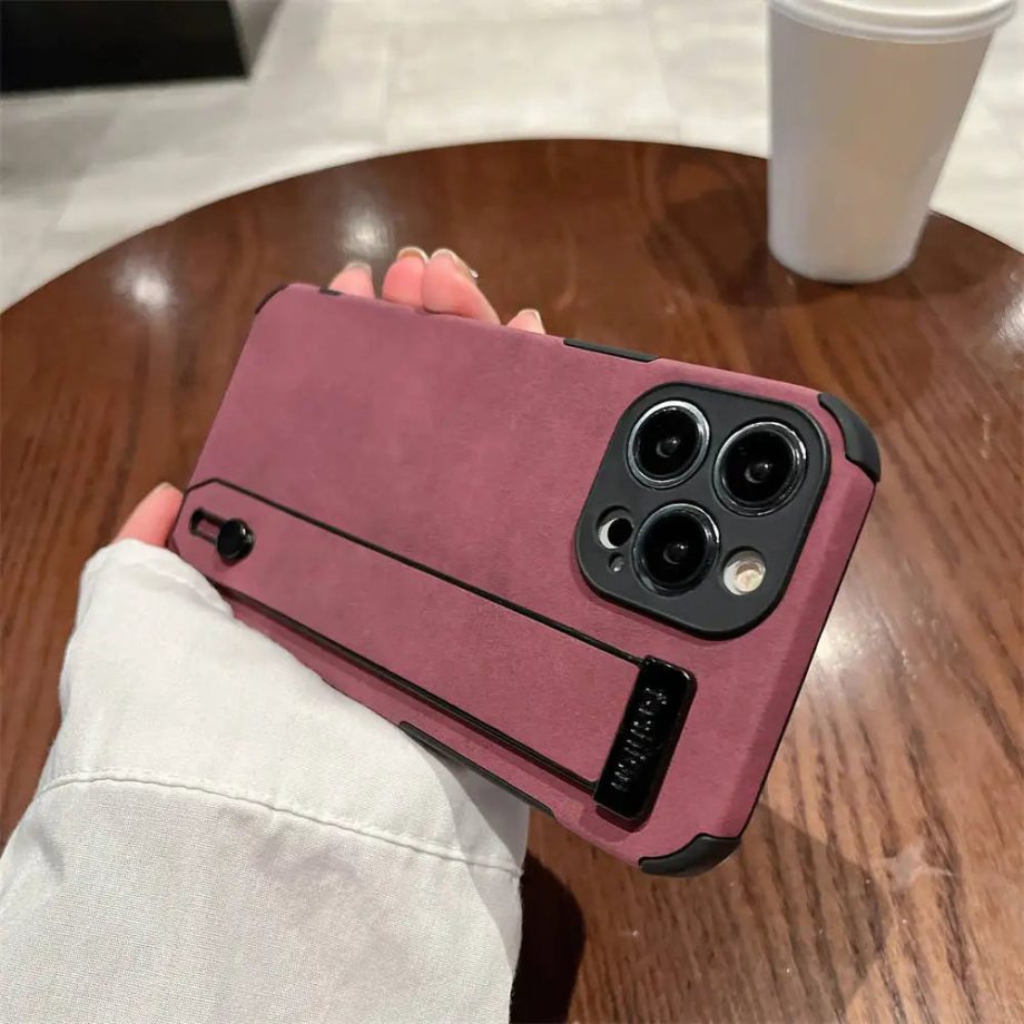Wrist Strap Shockproof Soft Case For iPhone