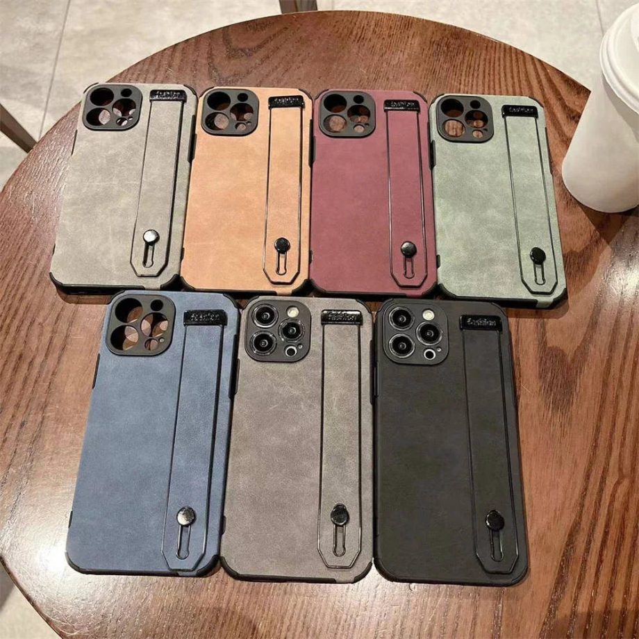 Wrist Strap Shockproof Soft Case For iPhone