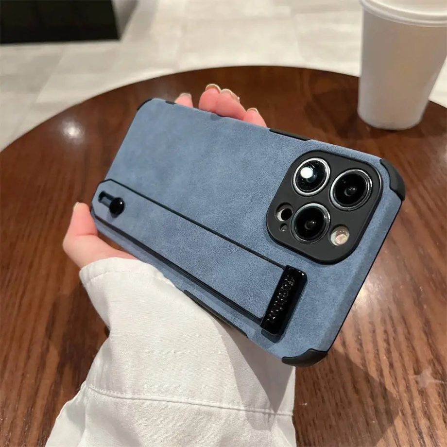 Wrist Strap Shockproof Soft Case For iPhone