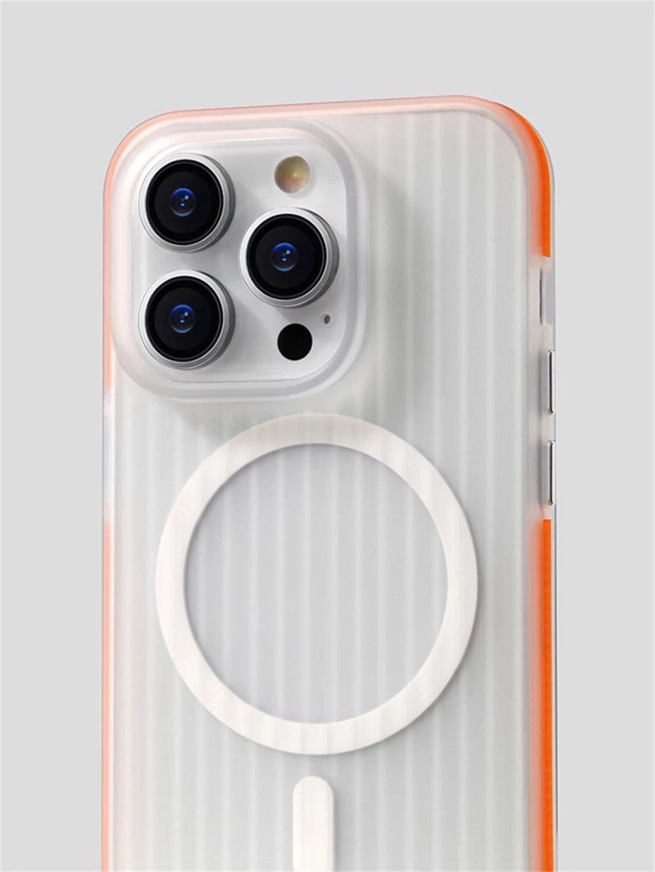 Non-Slip Matte Corrugated Hard Case For iPhone