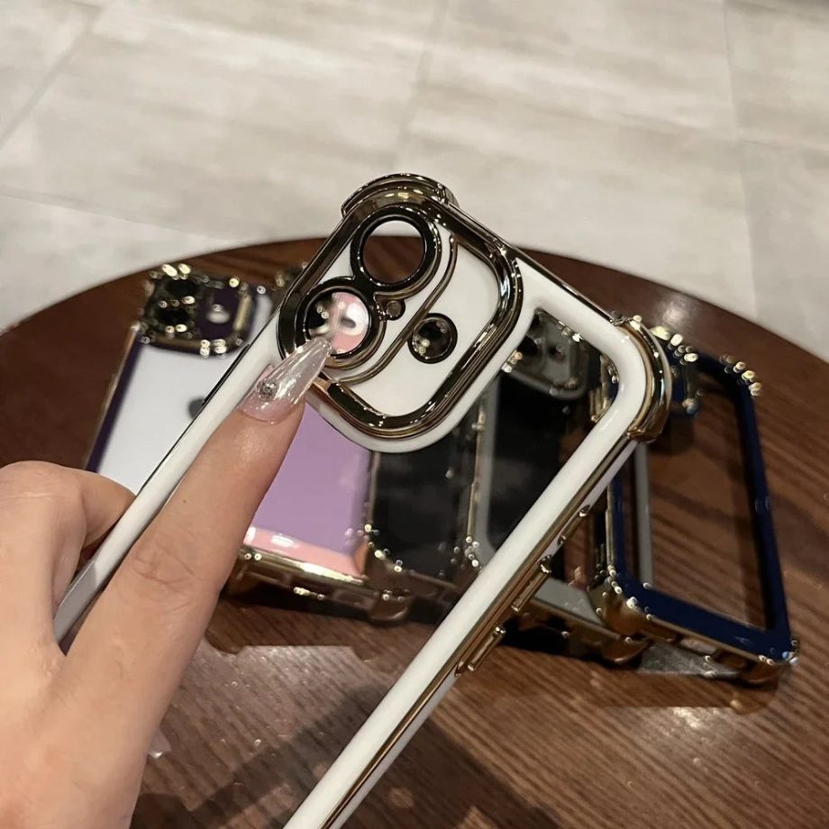 Plating Airbag Shockproof Case for iPhone