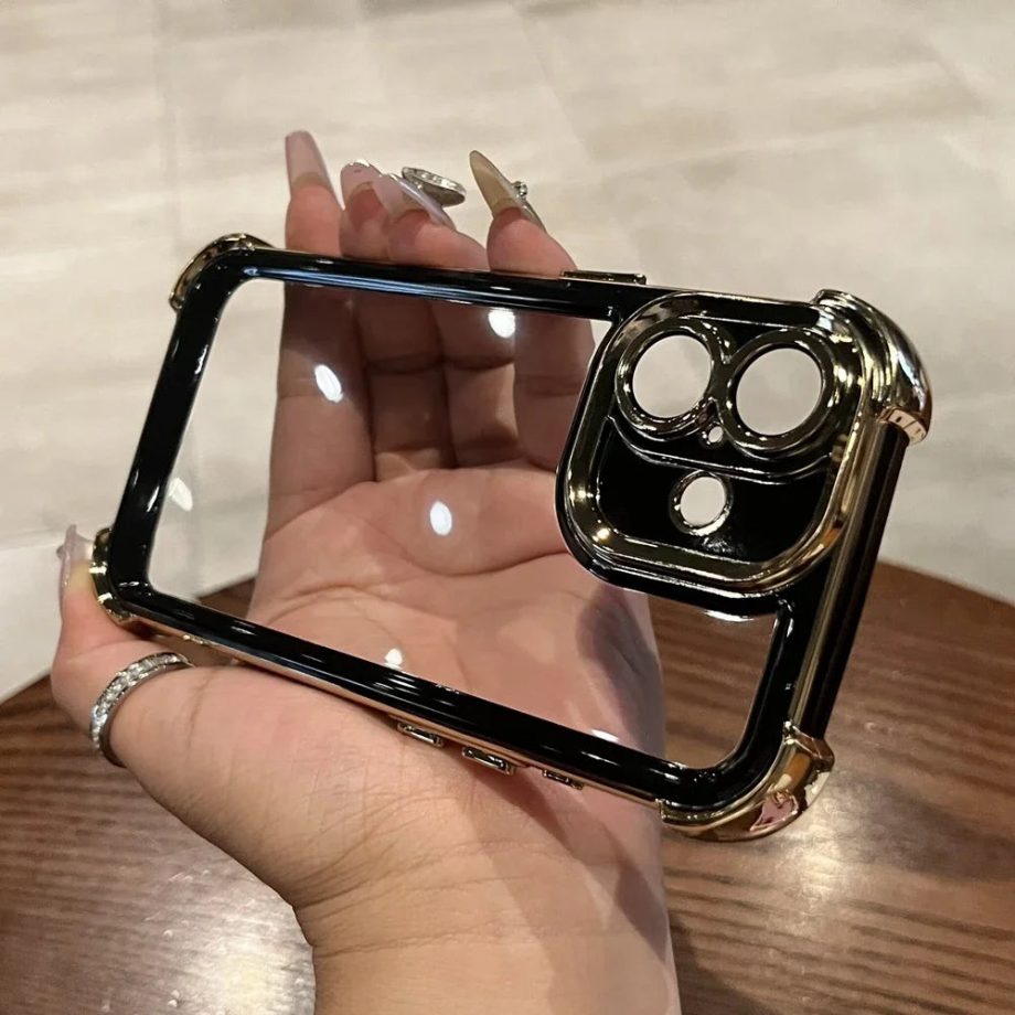 Plating Airbag Shockproof Case for iPhone
