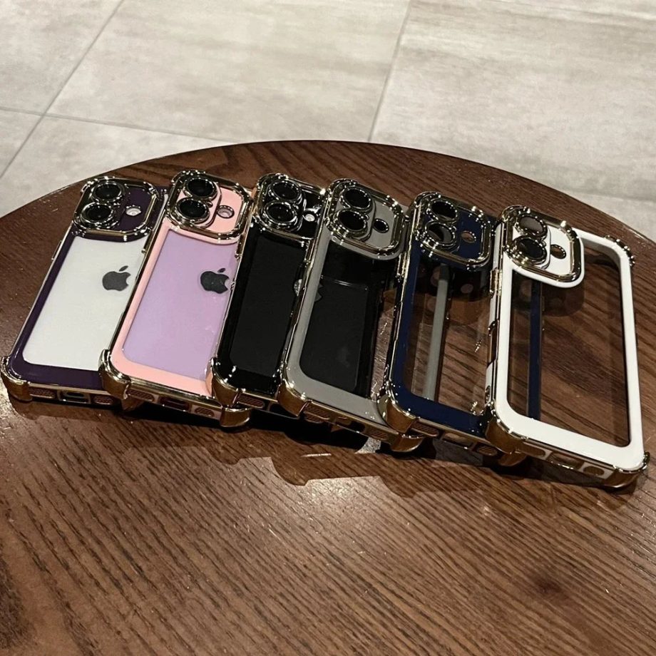 Plating Airbag Shockproof Case for iPhone