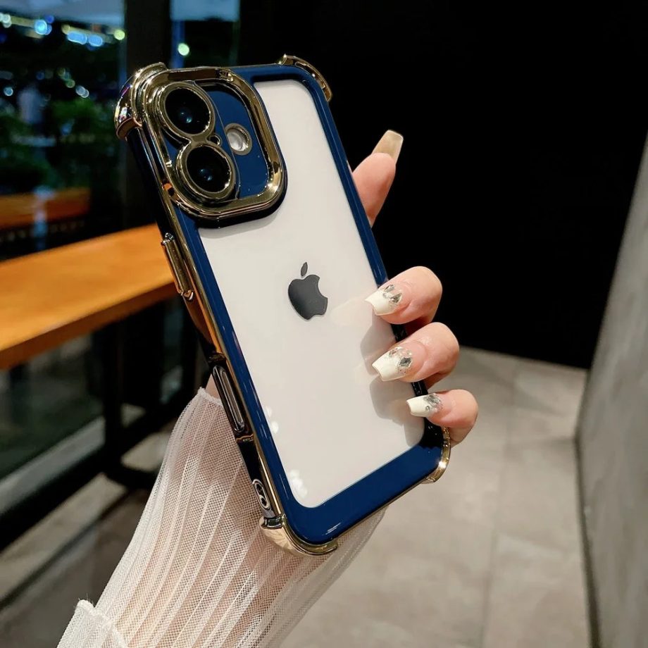 Plating Airbag Shockproof Case for iPhone