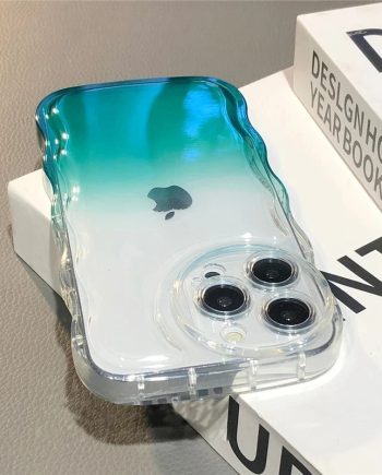 Gradient Transparent Soft Case For iPhone