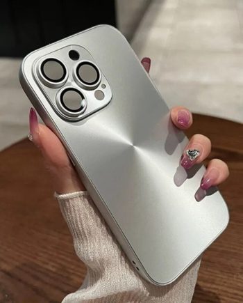 Lens Protection Matte Laser Hard Case for iPhone