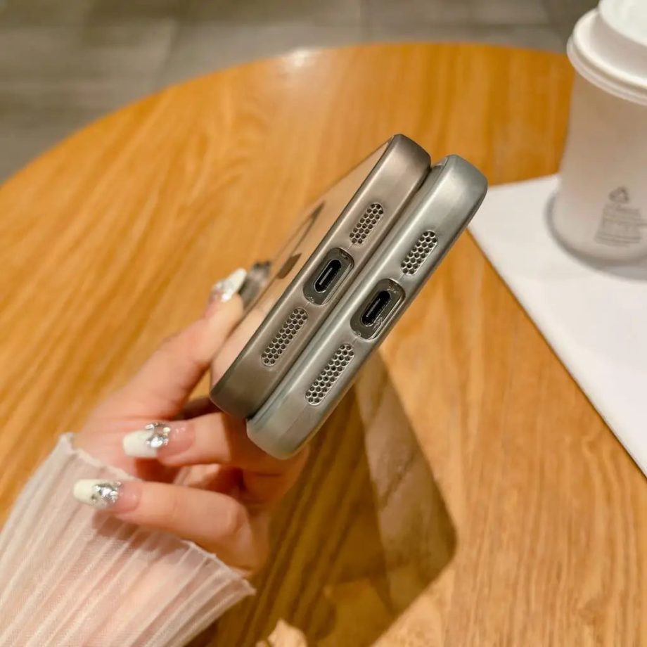 Matte Plating Clear Soft Case for iPhone