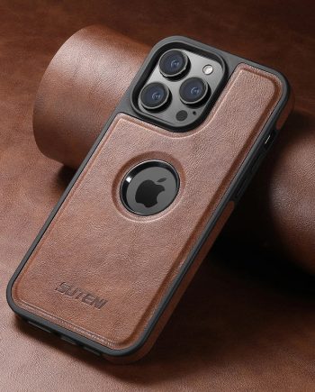 Retro Leather Magnetic Case For iPhone
