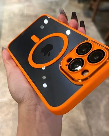 Lens Protection Acrylic Transparent Case For iPhone