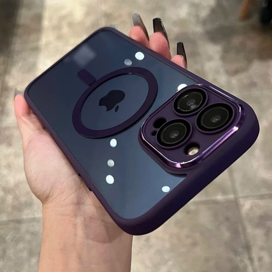 Lens Protection Acrylic Transparent Case For iPhone