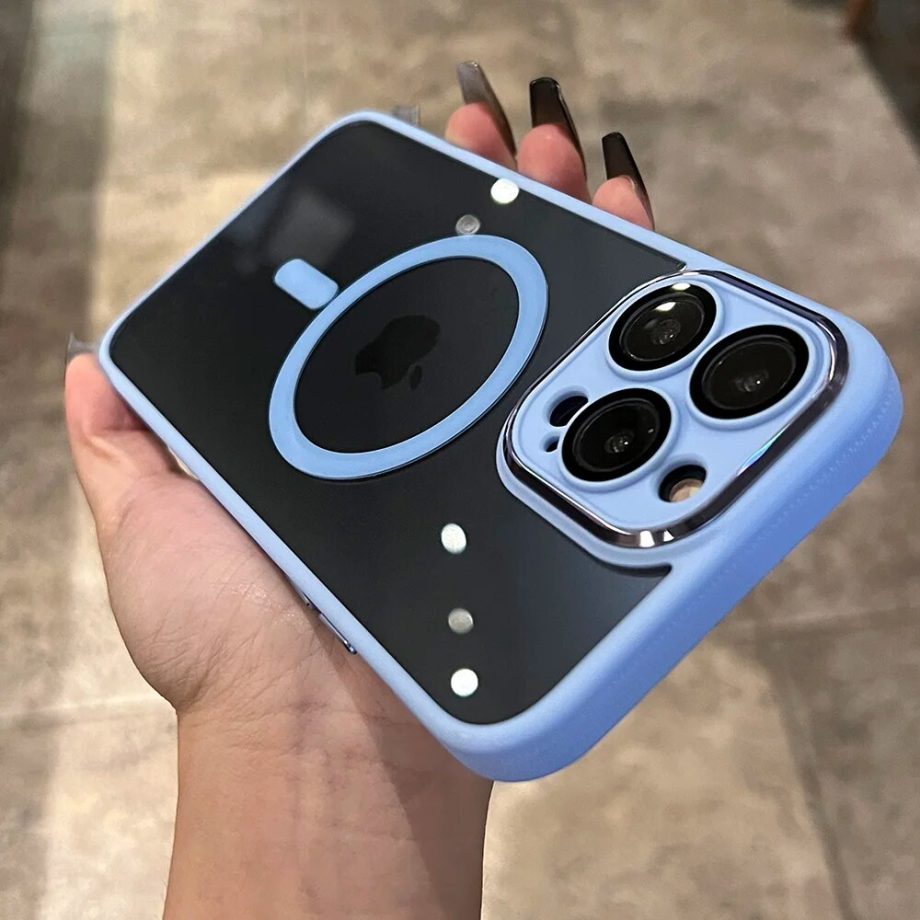 Lens Protection Acrylic Transparent Case For iPhone