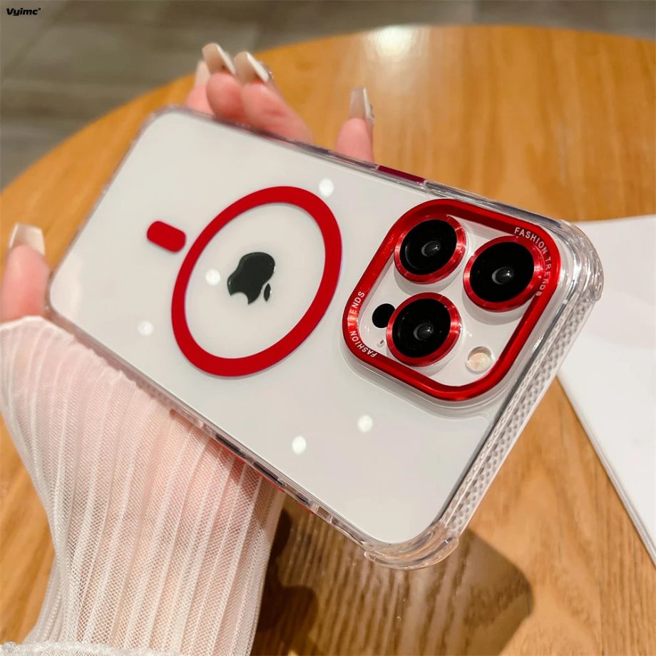 Lens Protection Transparent Case for iPhone