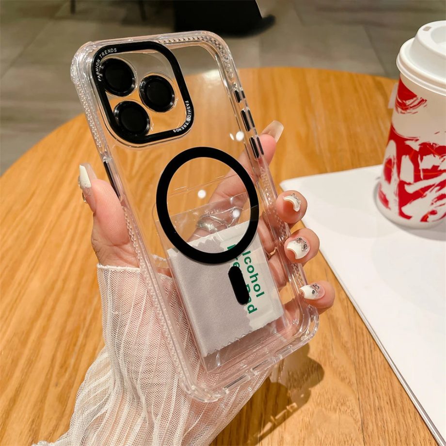 Lens Protection Transparent Case for iPhone
