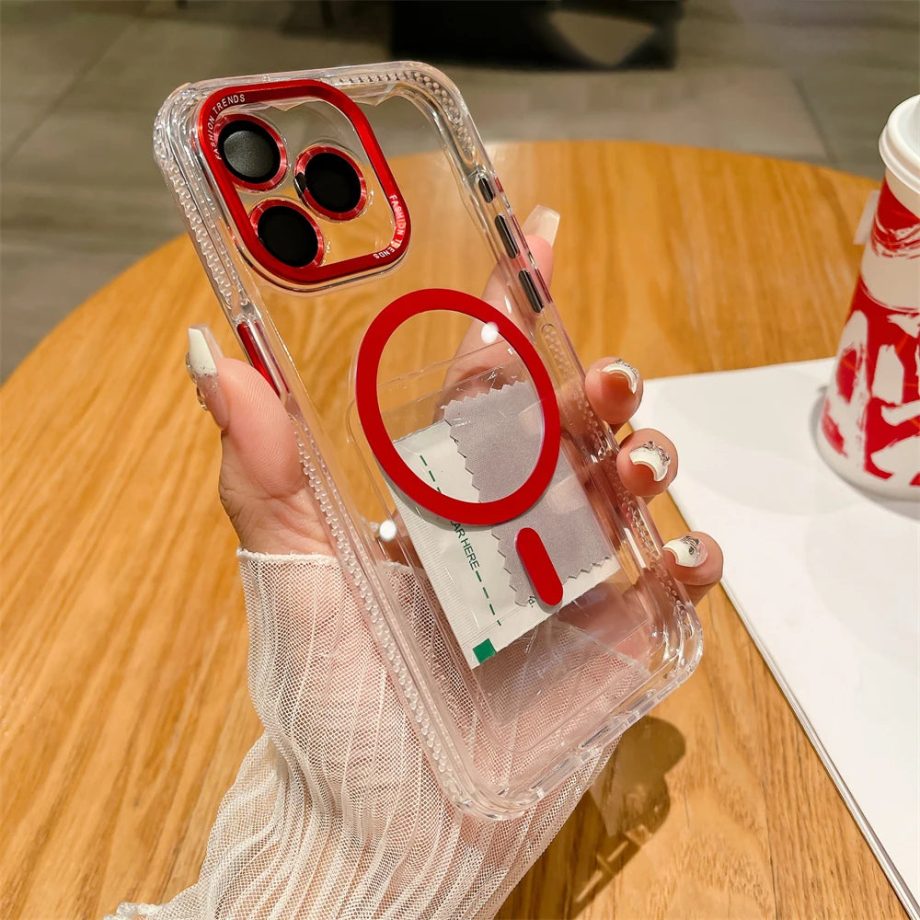 Lens Protection Transparent Case for iPhone