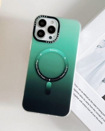 Magnetic Gradient Slim Hard Case for iPhone