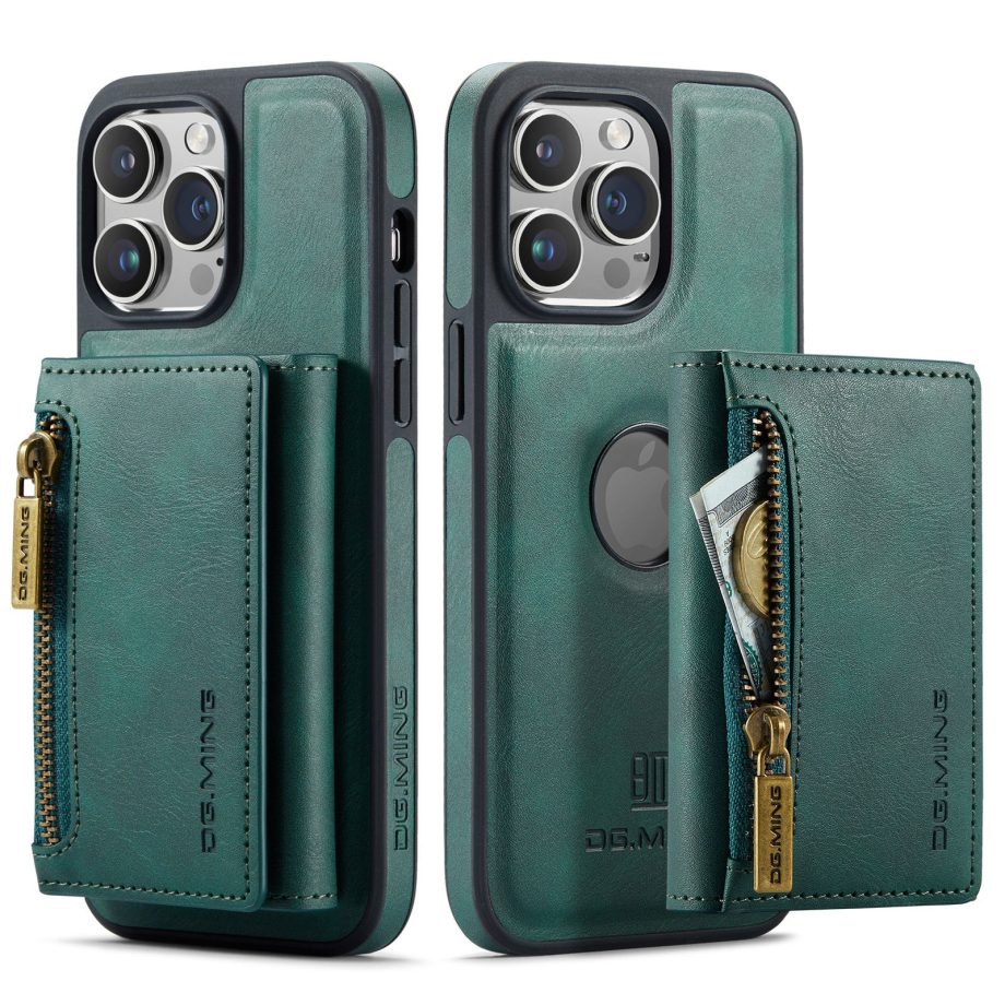 2 in 1 Magnetic Leather Wallet Case for iPhone