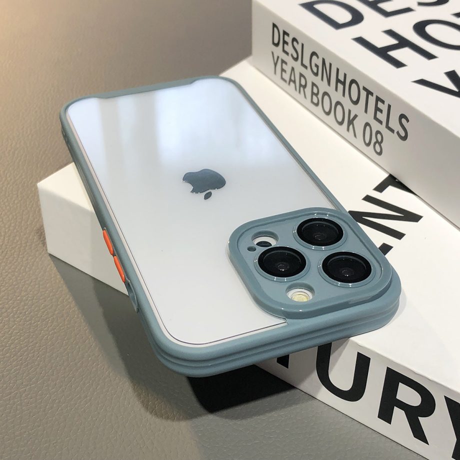 Lens Protection Transparent Case for iPhone