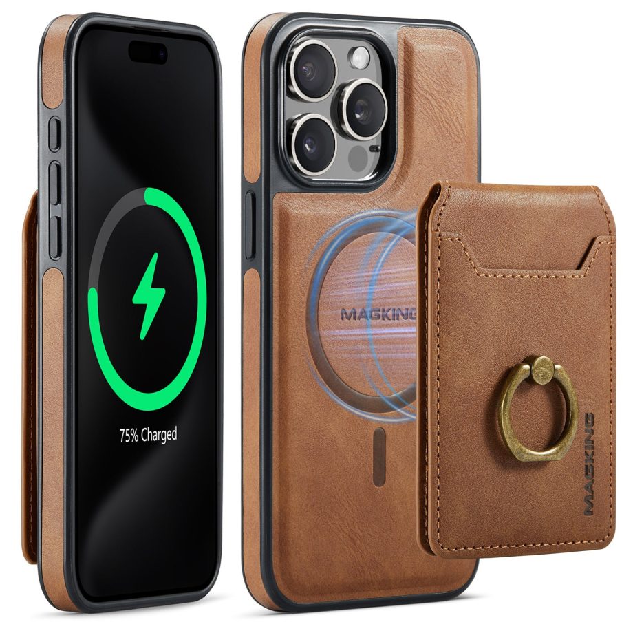 Detachable Magnetic Wallet Case for iPhone
