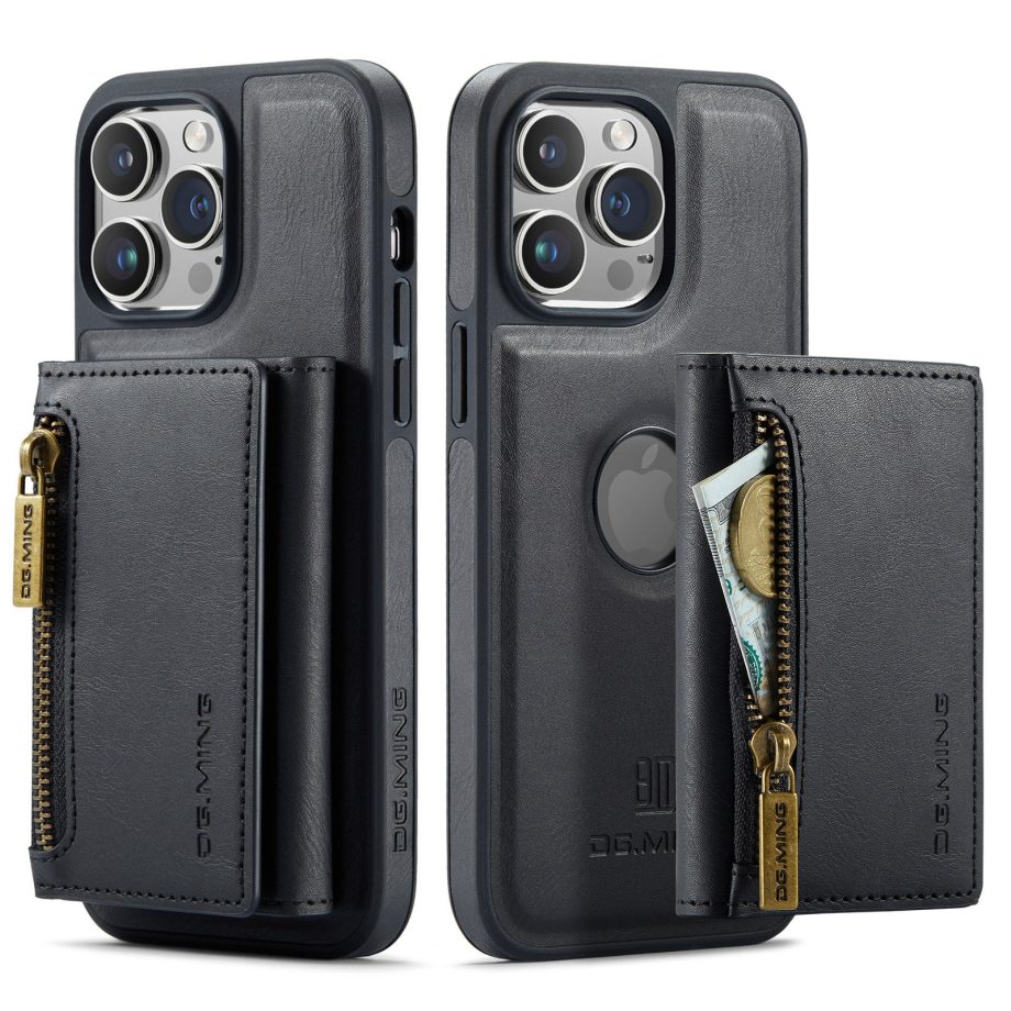 2 in 1 Magnetic Leather Wallet Case for iPhone