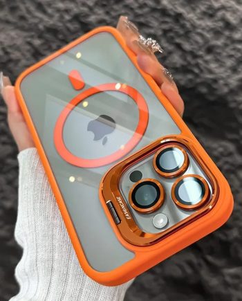 Lens Holder Transparent Case for iPhone
