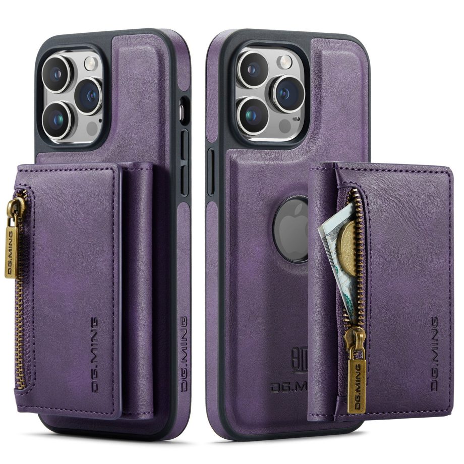 2 in 1 Magnetic Leather Wallet Case for iPhone