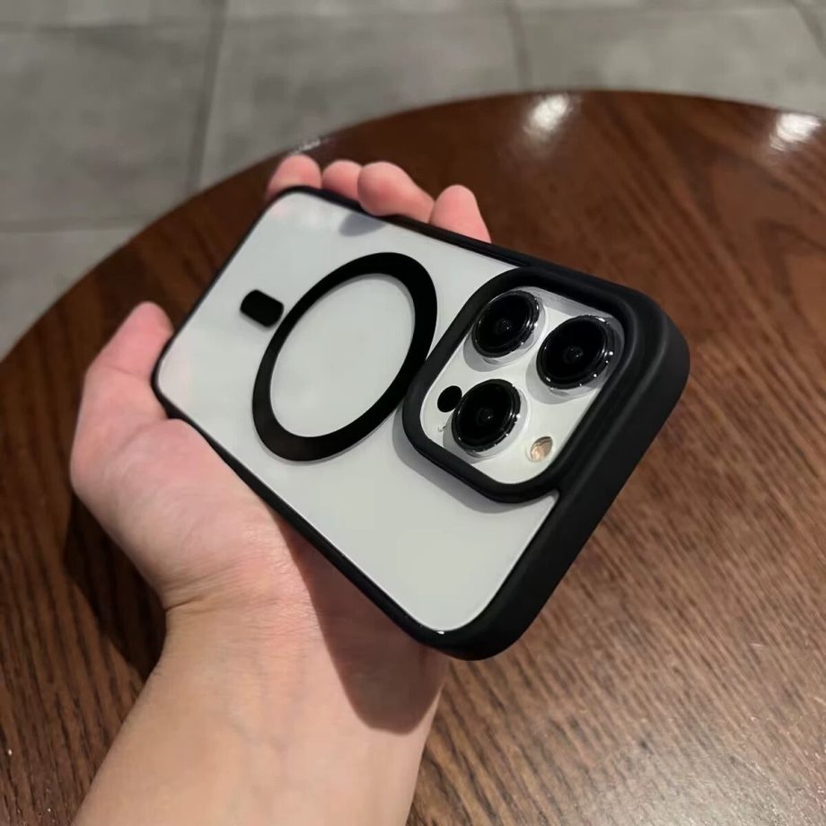 Transparent Frosted Acrylic Case for iPhone