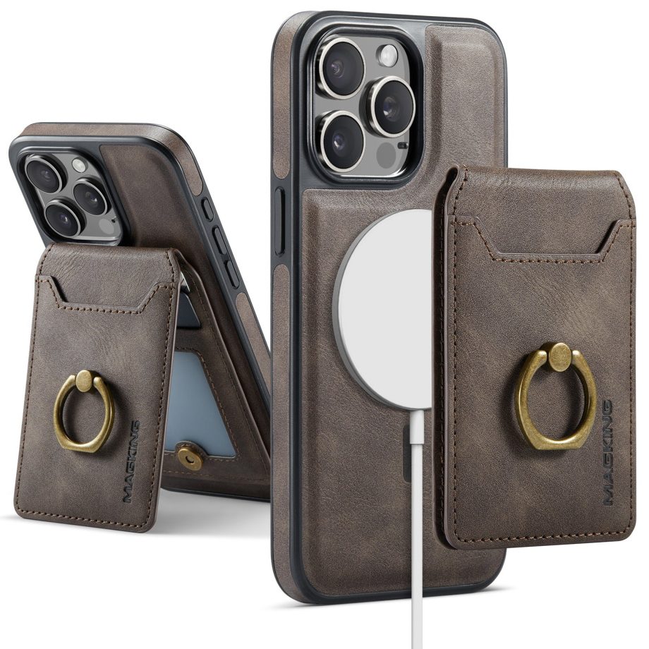 Detachable Magnetic Wallet Case for iPhone