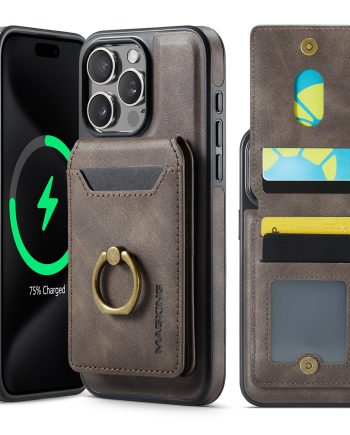 Detachable Magnetic Wallet Case for iPhone