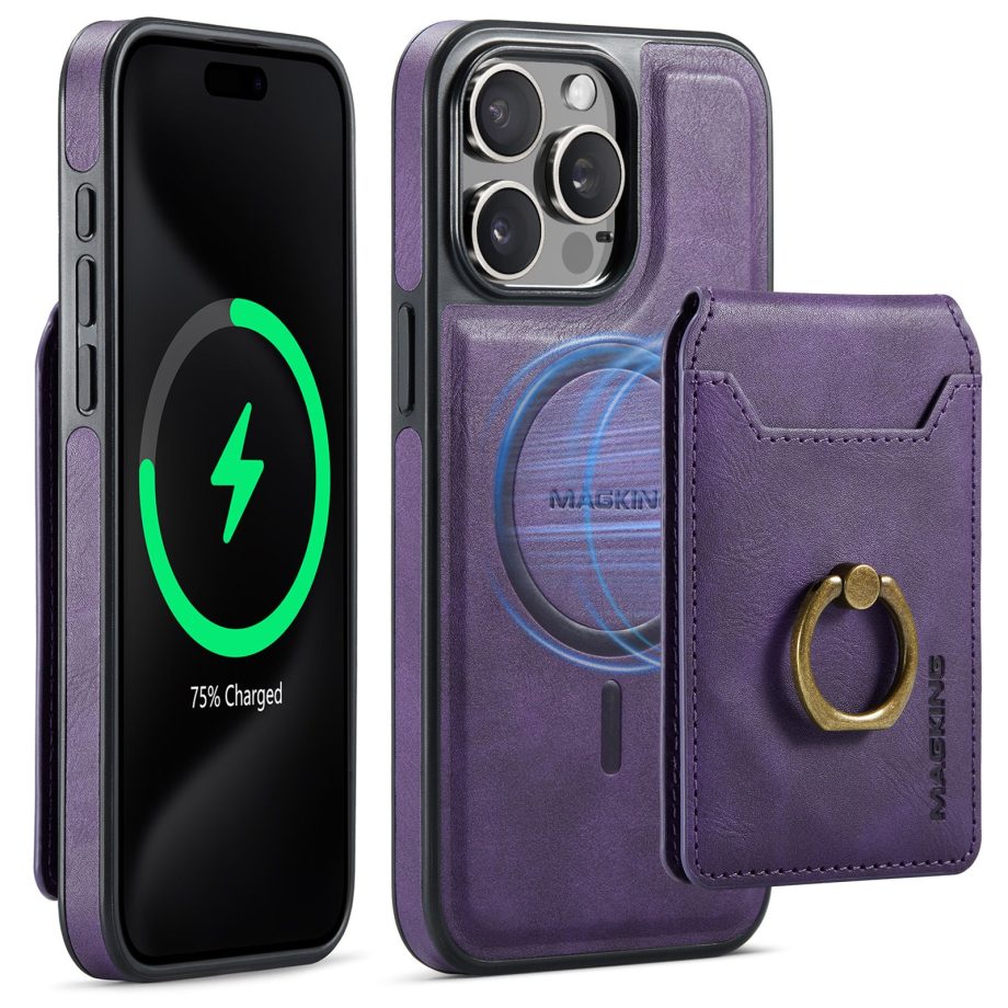 Detachable Magnetic Wallet Case for iPhone