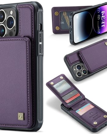 2 in 1 Magnetic Wallet Leather Case for iPhone