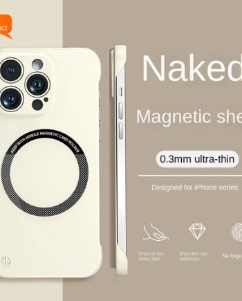 Magnetic Frameless Hard Case For iPhone